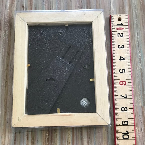 New Engravable Pewter Framed Baby Birth Announcement Wall Hanging 7x9" - Picture 3 of 6